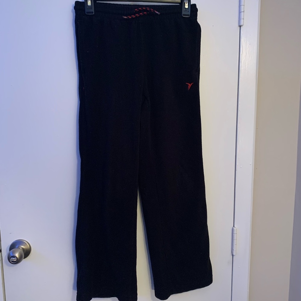 Black and Red Joggers